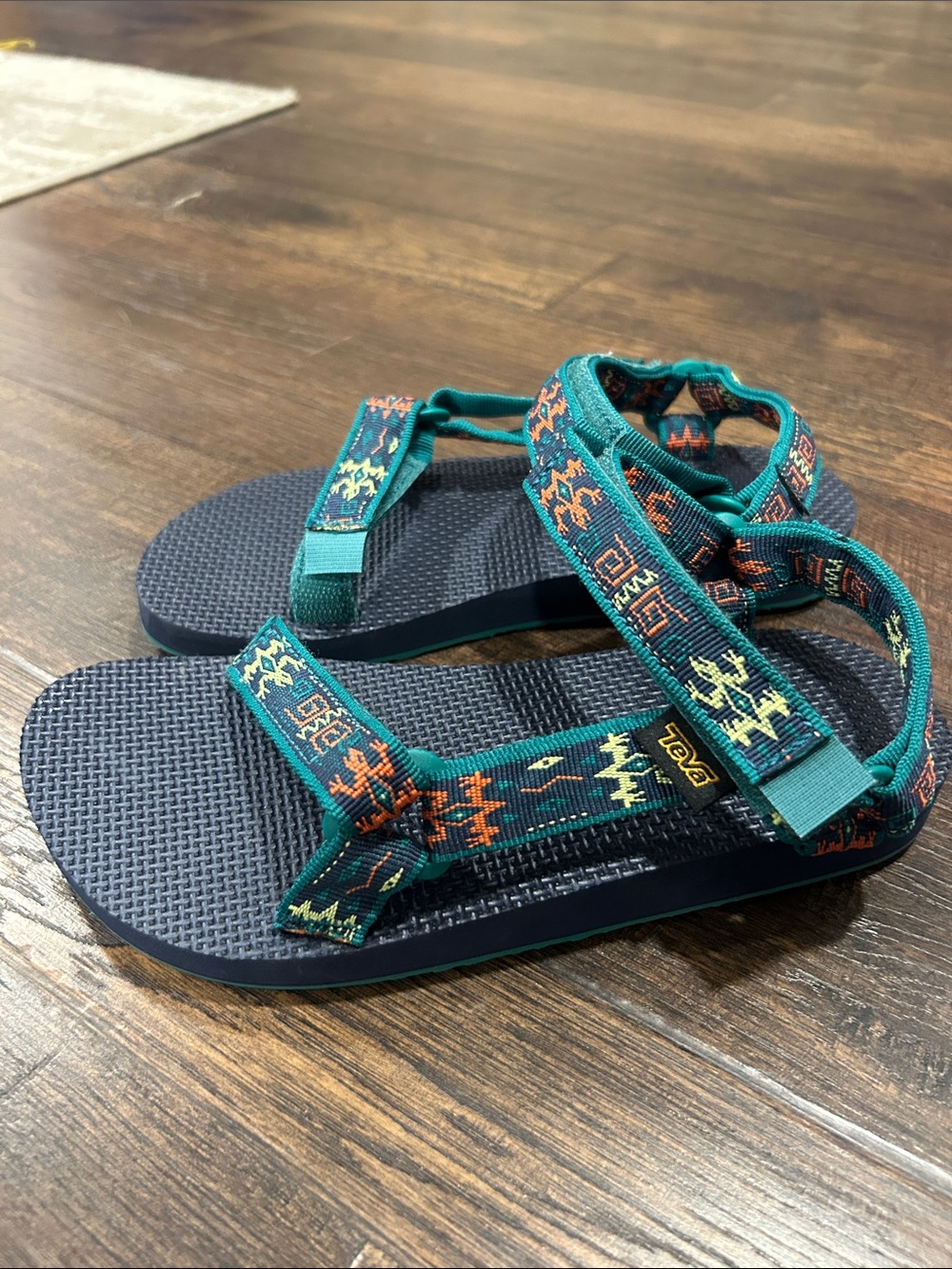 Teva original gecko strap sandals kids size 3